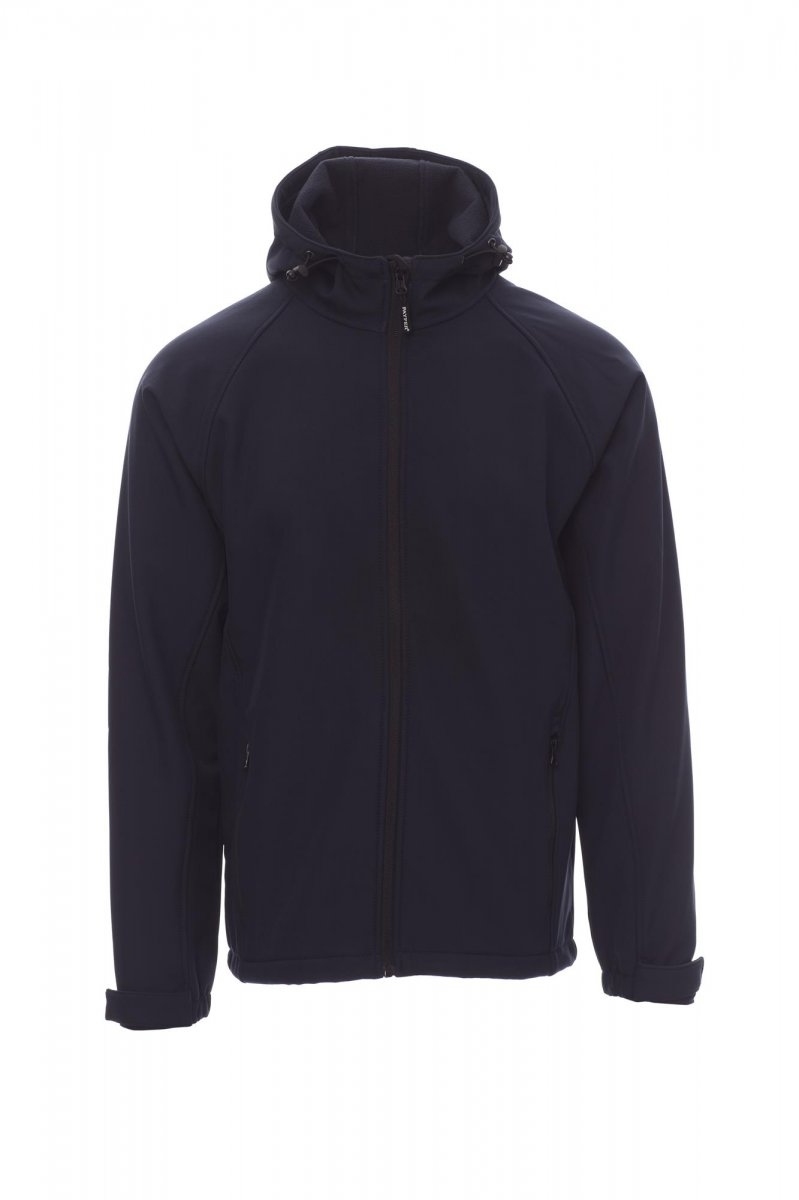 Giubbotto uomo in softshell impermeabile con cappuccio PAYPER Gale - XS-jjBlujjNavy
