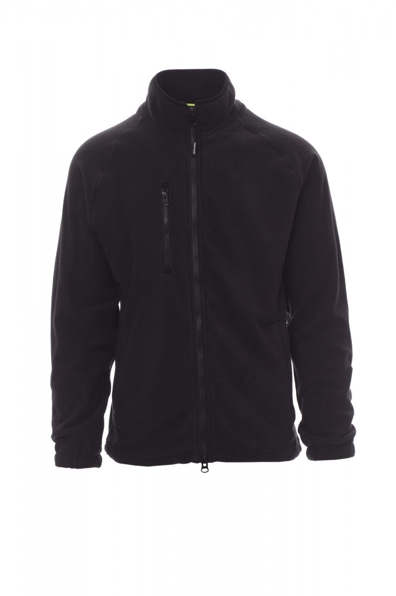 Felpa da uomo zip intera in pile Payper Norway inverbale 280 gr - XS-jjNero