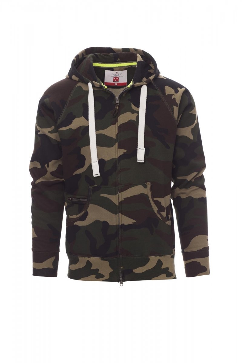 Felpa da uomo in pile 280gr Payper mezza zip - XS-jjMimetico