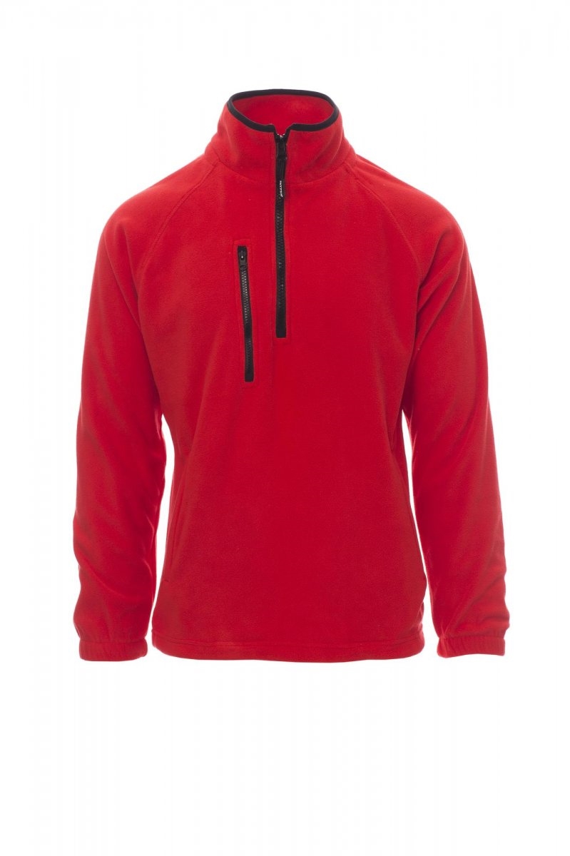 Felpa da uomo in pile 280gr Payper mezza zip - XS-jjRosso