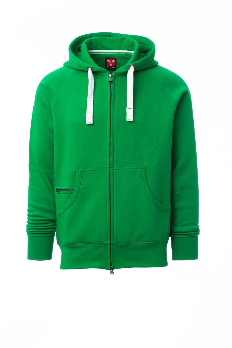 Felpa da uomo con cappuccio e tasca marsupio Payper Dallas - S-jjVerdejjChiaro