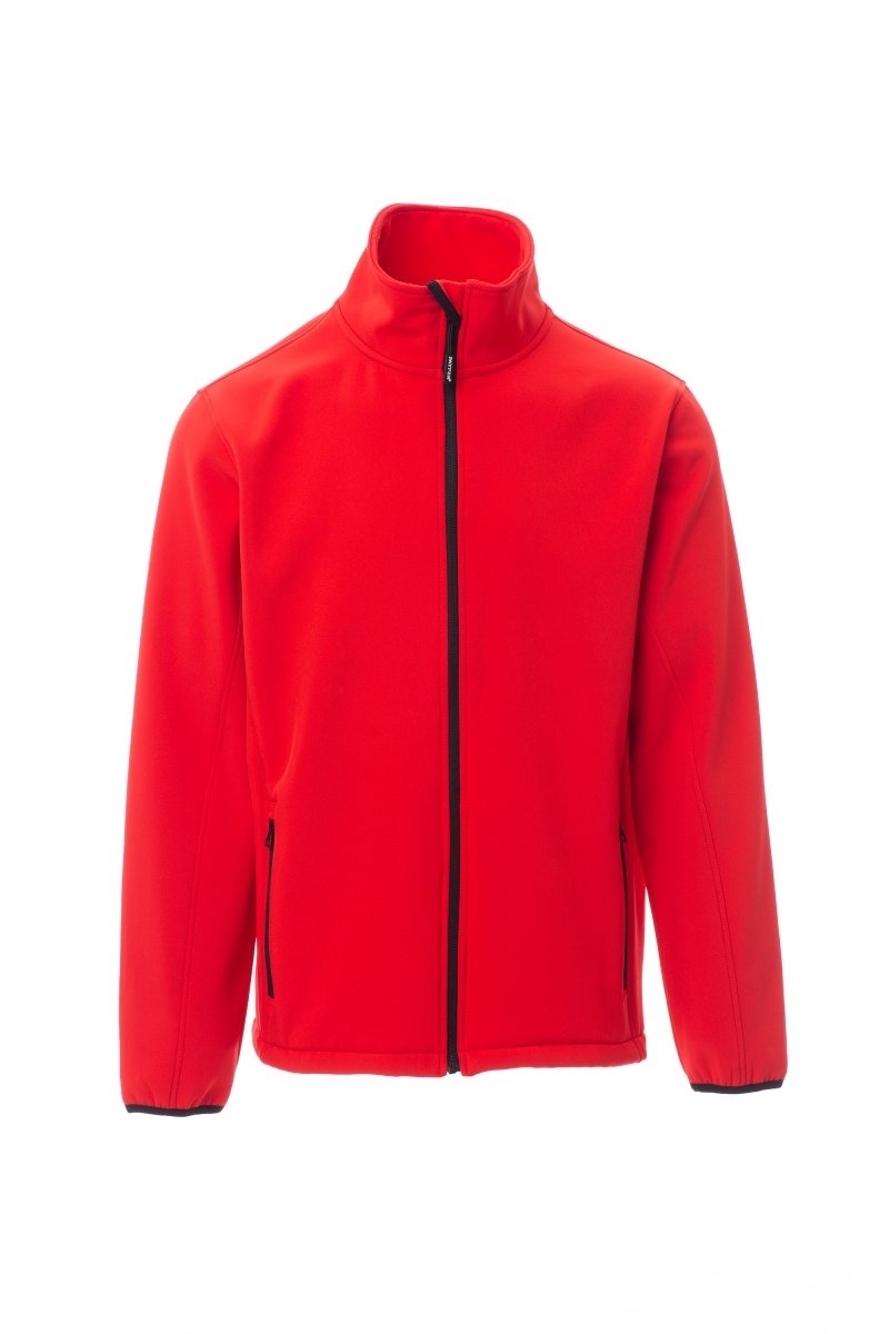 Giubbino da uomo in soft shell impermeabile Payper Perth - S-jjRosso