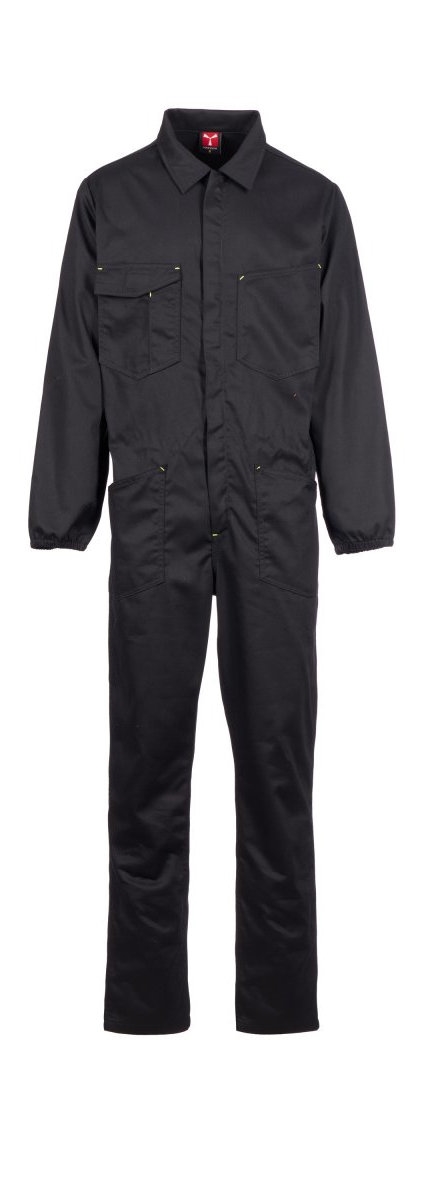 Tuta da Lavoro da Uomo Payper Cover Multitasche 100% Cotone Sanforizzato - XS-Nero