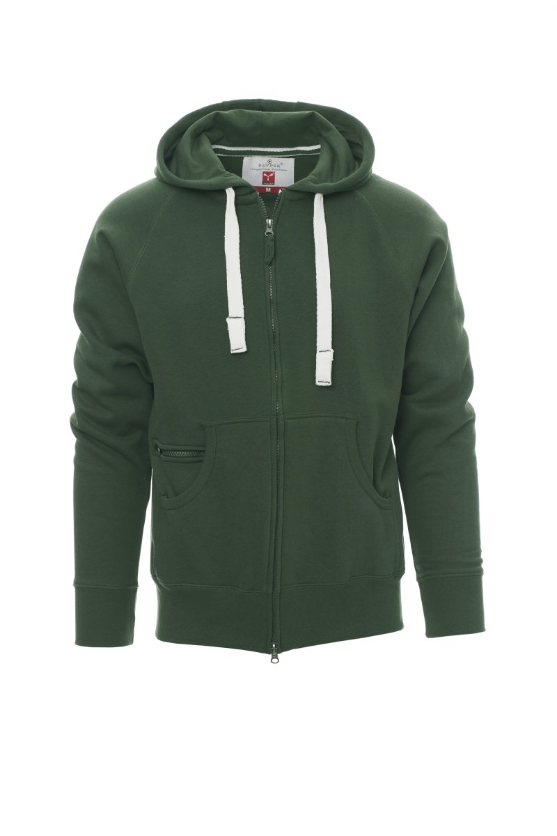 Felpa uomo con cappuccio PAYPER Dallas+ - S-jjVerdejjScuro