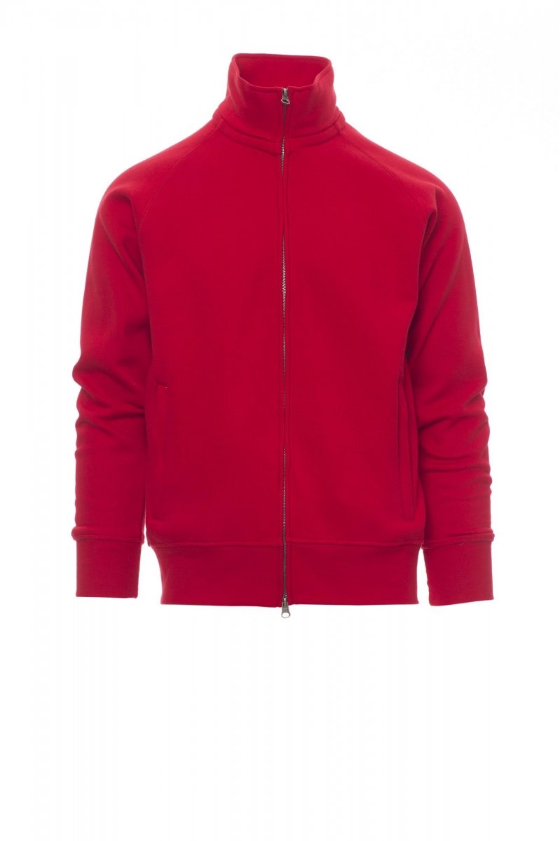 Felpa da Uomo PAYPER Panama+ in Policotone Garzato Zip Intera - XS-jjRosso