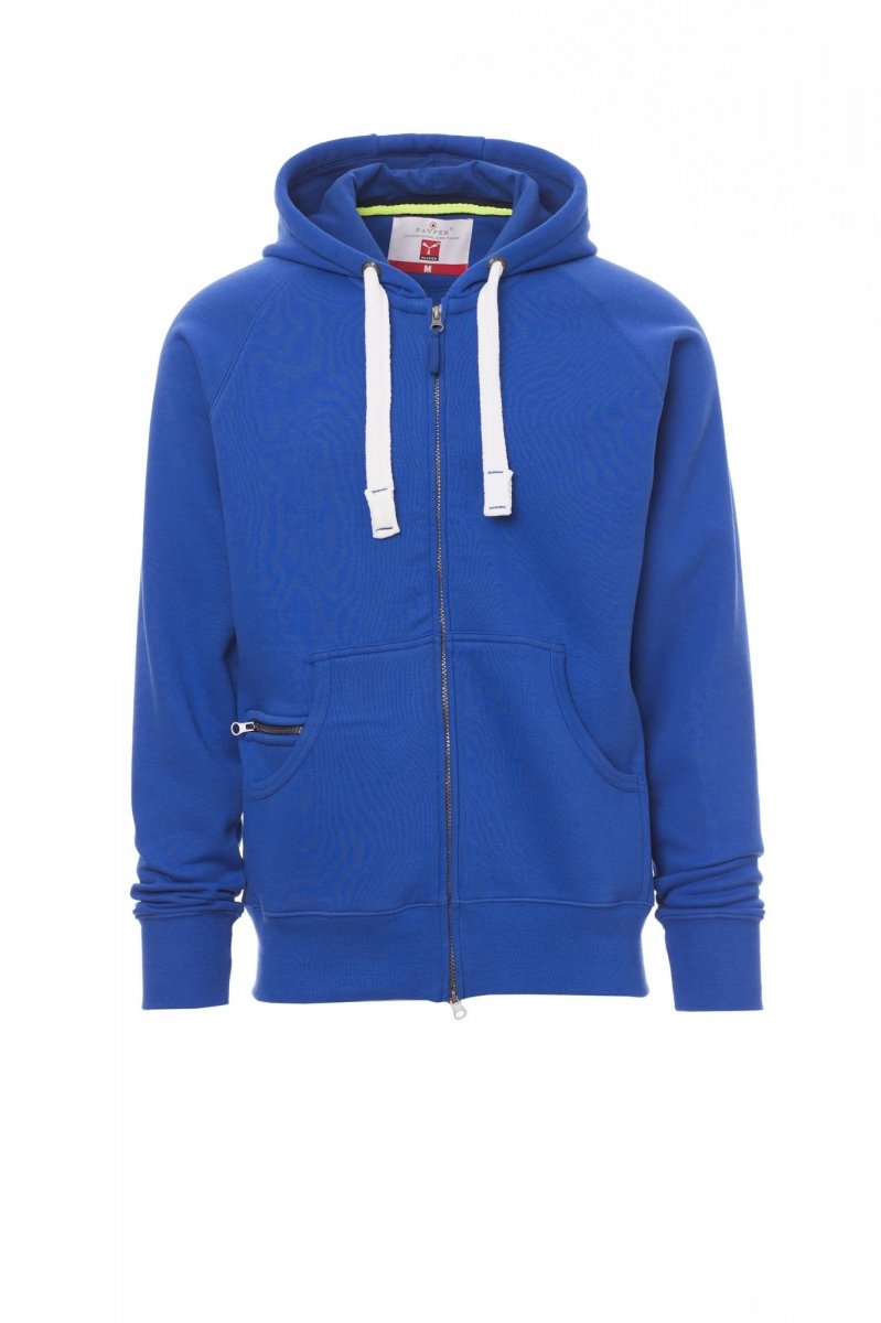 Felpa uomo con cappuccio PAYPER Dallas+ - S-jjBlujjRoyal