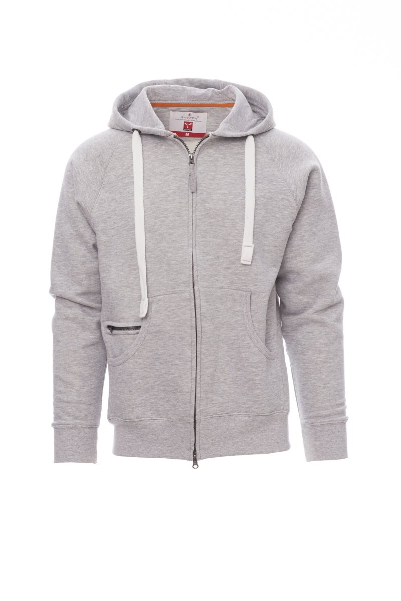 Felpa uomo con cappuccio PAYPER Dallas+ - S-jjGrigiojjMelange