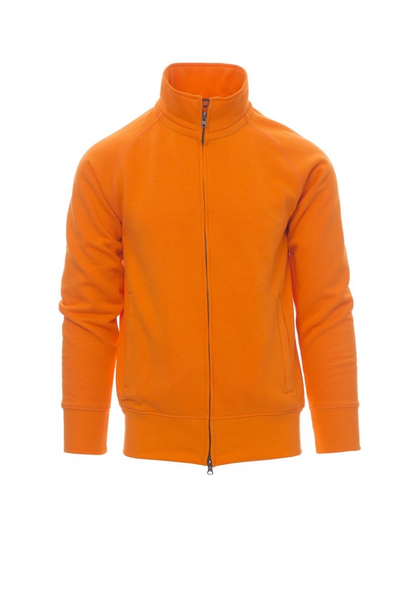 Felpa da Uomo PAYPER Panama+ in Policotone Garzato Zip Intera - XS-jjArancione