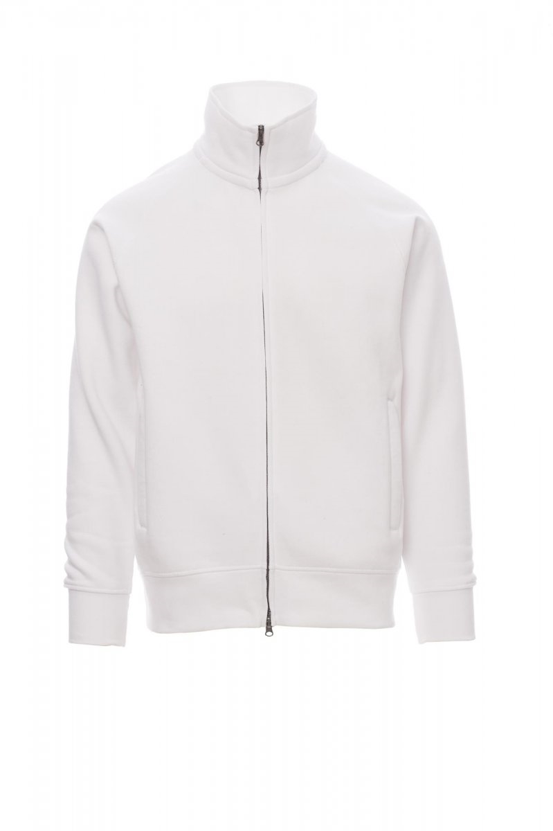 Felpa da Uomo PAYPER Panama+ in Policotone Garzato Zip Intera - XS-jjBianco