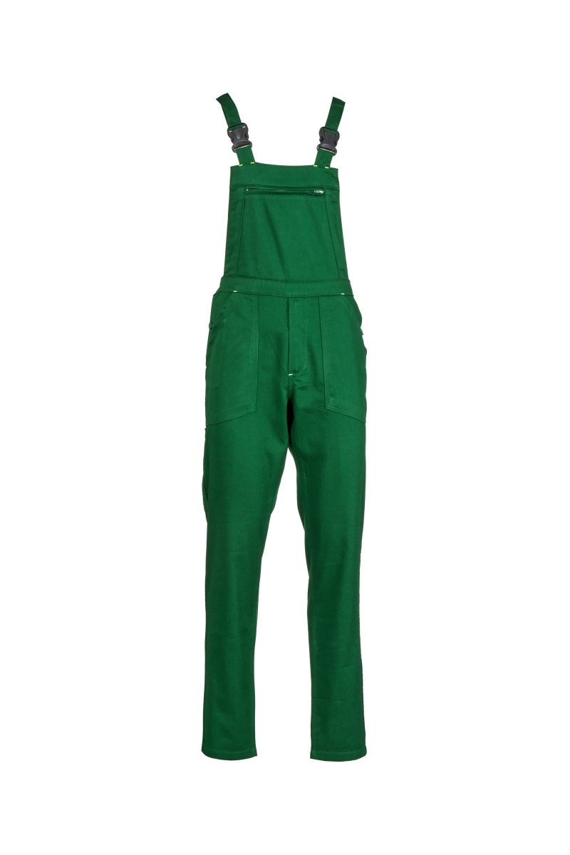 Salopette da Lavoro da Uomo Payper Trolley 100% Cotone sanforizzato - XXS-Verde
