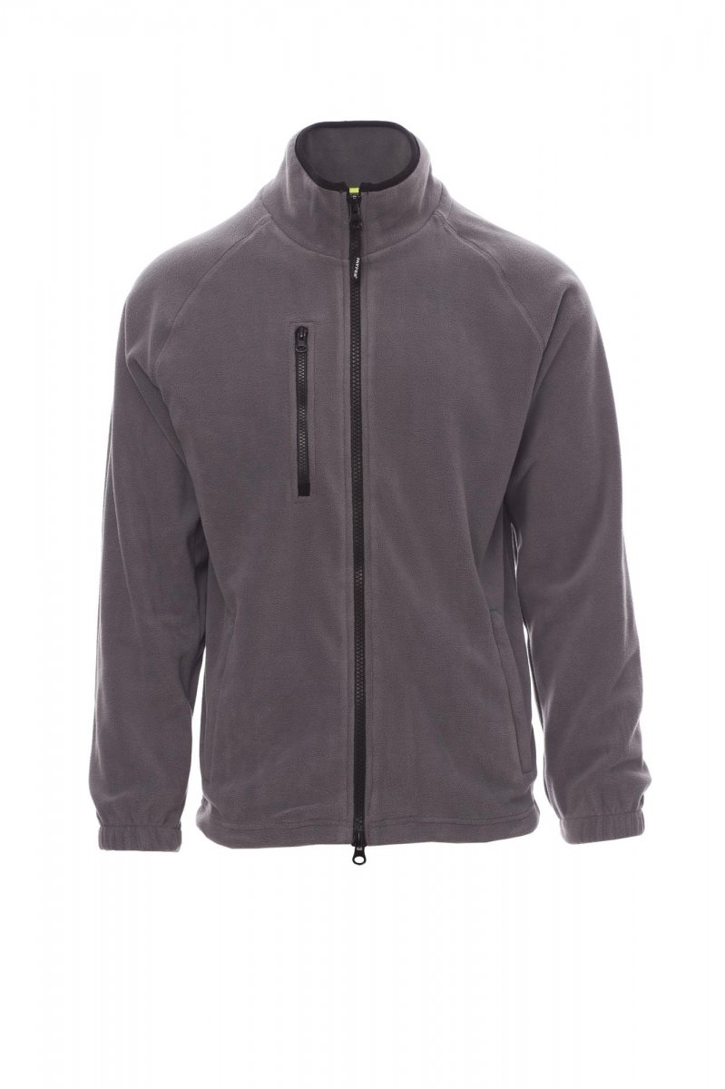 Felpa da uomo zip intera in pile Payper Norway inverbale 280 gr - jjXS-jjSteeljjGrey