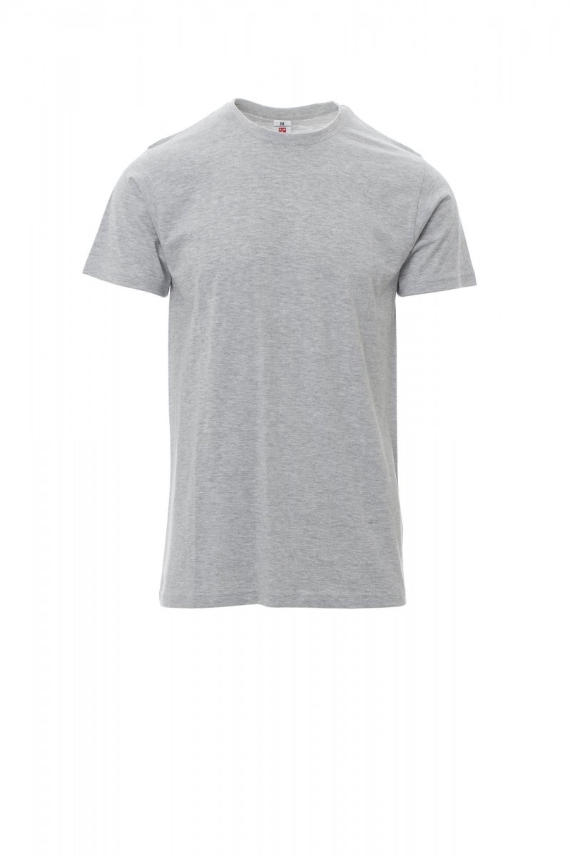 T-shirt da uomo a manica corta girocollo Payper Print 100% Cotone 150 grammi - XS-jjGrigiojjMelange