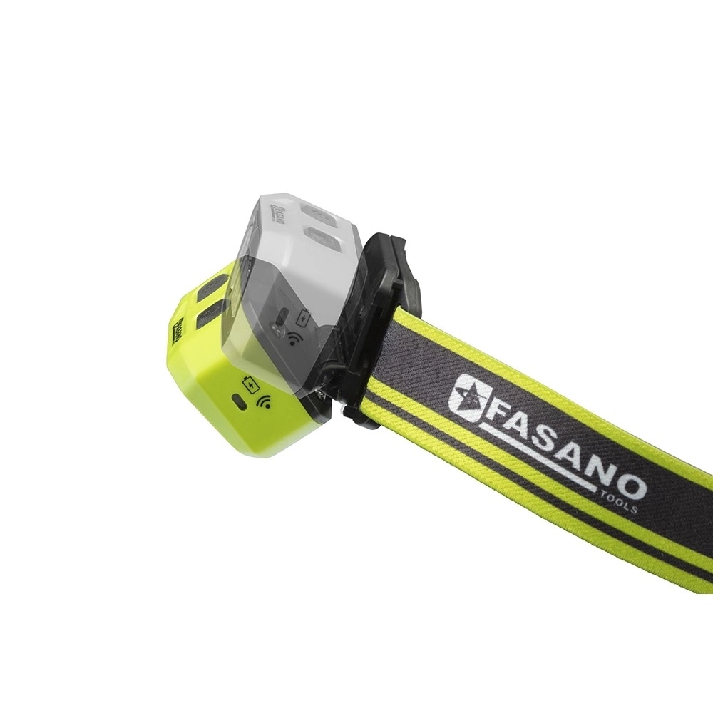 Sa.Di. Srls - Lampada frontale a led ricaricabile con sensore torcia da  testa Fasano Tools FG 213/L480