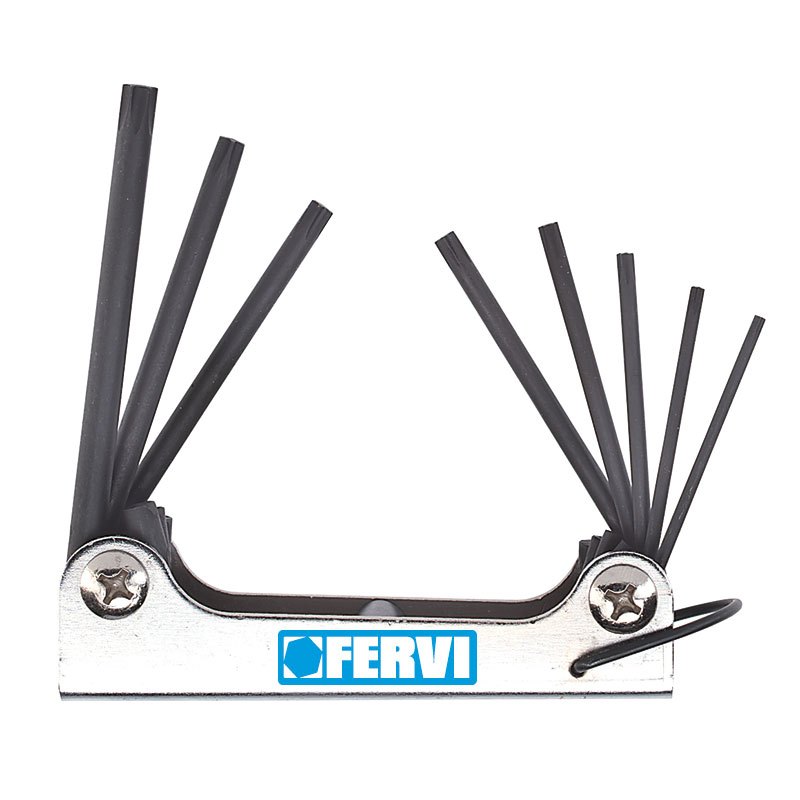 Set 8pz chiavi torx Fervi 0210