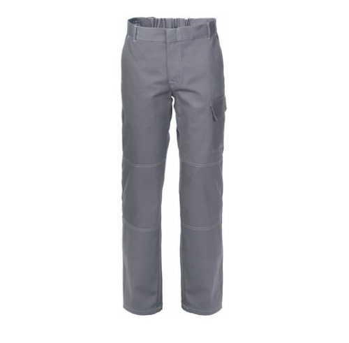 Pantalone da lavoro multistagione 100% Cotone multitasche comodo leggero Grigio A00109