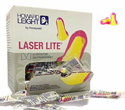 200 tappi Honeywell Howard Leight per le orecchie laser lite 3301105