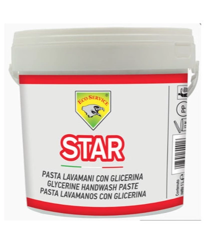 Pasta Lavamani Sgrassante Crema Detergente Limone 5 Kg Meccanico Officina