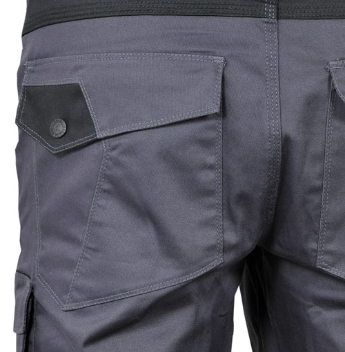 Bermuda pantaloni corti da lavoro estivi Cofra Kediri Navy/Nero uomo 65% Cotone